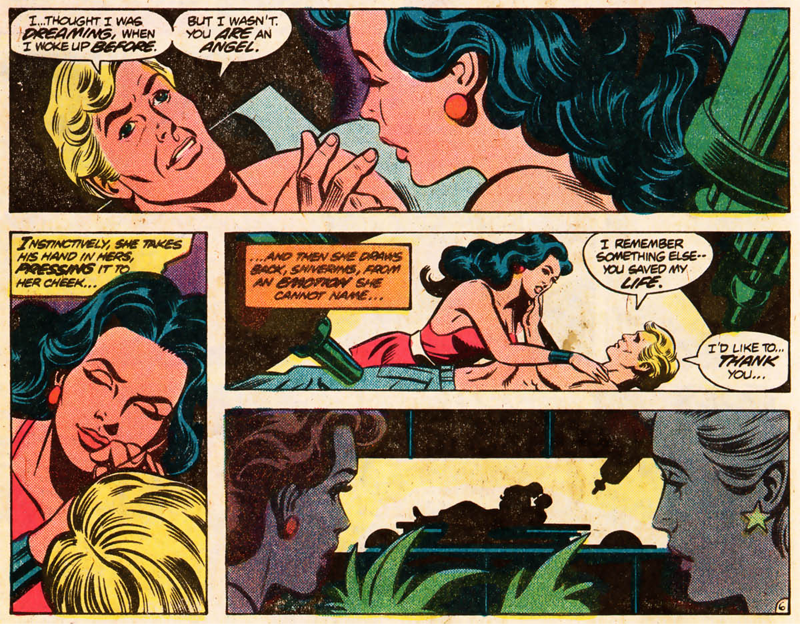Diana meets Steve again for the very first time in Wonder Woman #271.